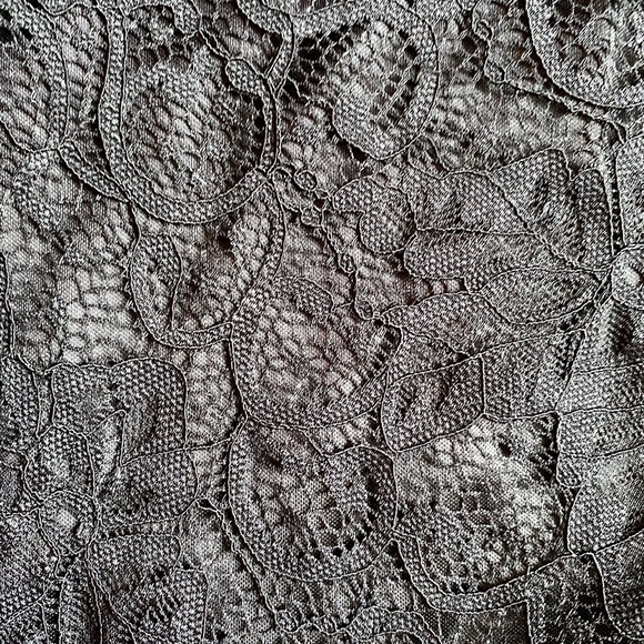 Black Kaffe stretch lace dress - Picture 4 of 7